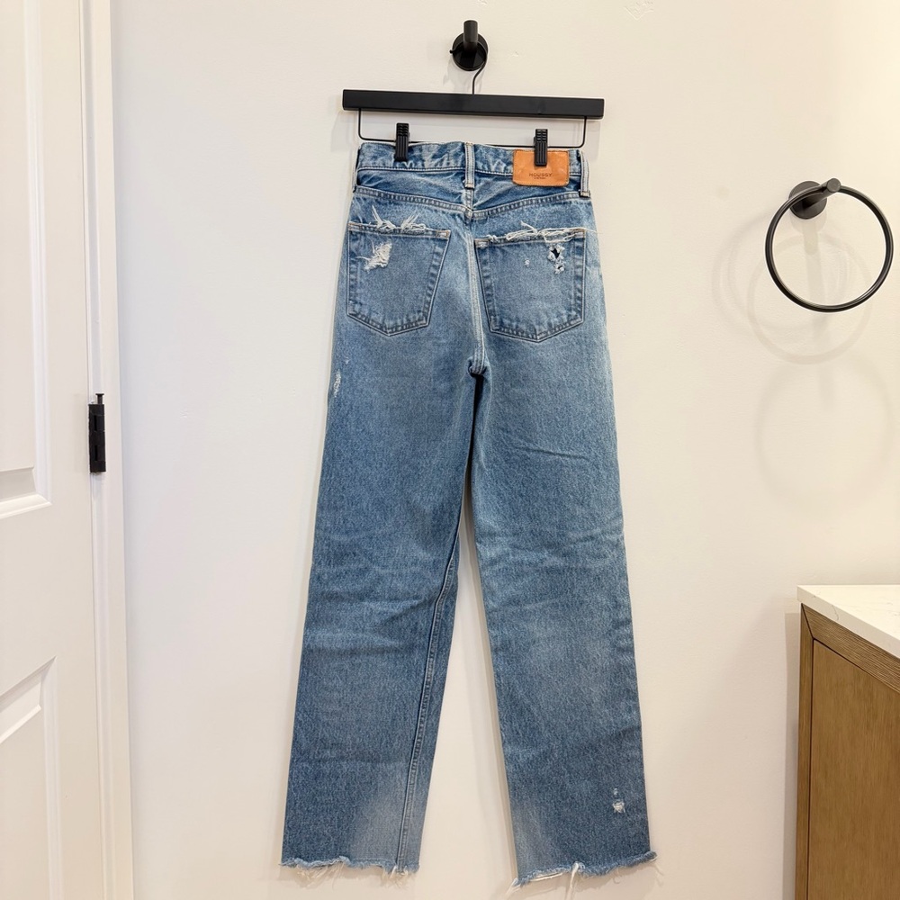 Moussy Vintage Faded Blue Denim Jeans - Picture 7 of 7